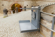 Plate-forme escalier courbe