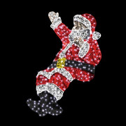 Père Noël et Traineau illuminés 