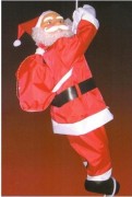 Père Noël grimpeur hauteur 0,90 m