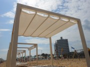 Pergola d'ombrage démontable