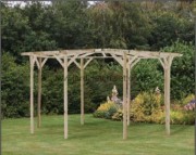 Pergola de jardin circulaire
