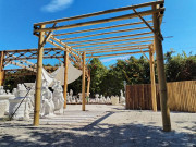 Pergola bambou