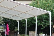 Pergola métallo textile