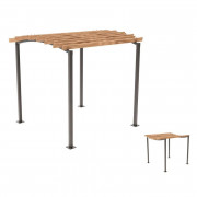 Pergola modulable - Dim. L2520 x H2910 x P3020 mm