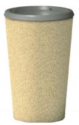 Petite corbeille en béton