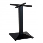 Pied de table en acier noir