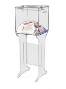 Piétement plexi pour urnes
