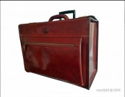 Pilot case en cuir de vachette