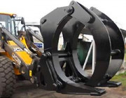 Pince à grume hydraulique pour chargeuse - 60 à 200 cv - Surface de travail : jusqu'à 3,5 m²