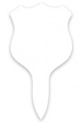 Pique-prix étiquette blanche