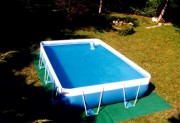 Piscine hors-sol rectangulaire 