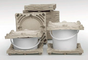 Plaque de calage en cellulose moulée