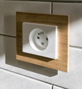 Plaque de finition interrupteur et prise