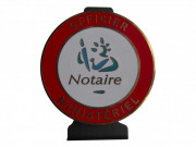 Plaque de fonction officielle Notaire
