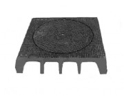 Plaque de recouvrement en fonte ductile D 400