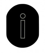 Plaque de signalisation - En aluminium noir - L1 x P120 x H160 mm