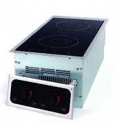 Plaque double foyer à induction