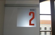 Plaque signalétique d'étage