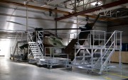 Plate forme d'accès roulante aéronautique