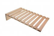 Plateau de présentation incliné en bois - 600 x 400mm - Surélevé de 100mm