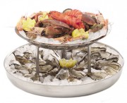 Plateau pour fruits de mer à 2 plateaux