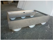 Plateau roulant inox