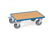 Plateau roulant pour bacs avec rebord
