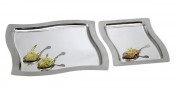 Plateau 'Swing' en inox 18/10