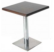 Plateau table en bois massif pour café