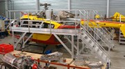 Plateforme de maintenance hélicoptère civile