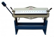 Plieuse manuelle de tôle avec tablier supérieur segmenté 1220 mm