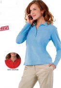 Polo personnalisé coupe cintrée femme