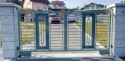 Portail aluminium motorisé battant ou coulissant sur mesure