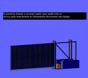 Portail autonome de chantier 