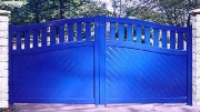 Portail contemporain aluminium