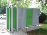 Portail de chantier coulissant