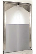 Porte à vantaux pvc souple