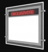 Porte affiche LED dynamique électronique