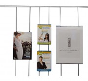Porte affiche mural plexi pour cimaise