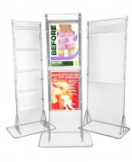 Porte-affiches sur pieds
