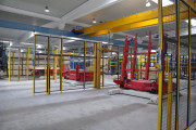 Cloison grillagée de protection machine - Dim. L250 à 1500 x H950 à 1900 mm
