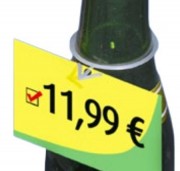 Porte étiquette anneau pour bouteille