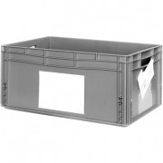 Porte étiquette en plastique transparent