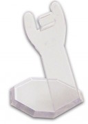 Porte étiquette transparent sur pied