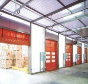 Porte industrielle souple