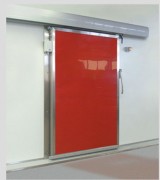 Porte isotherme coulissante pour chambre froide - Epaisseur 80 mm
