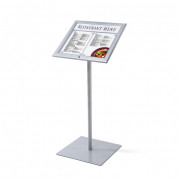 Porte menu incliné sur pied