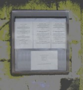 Porte-menu mural inox