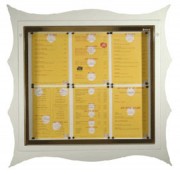 Porte menu mural pour restaurant