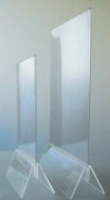 Porte menu plexiglass de table